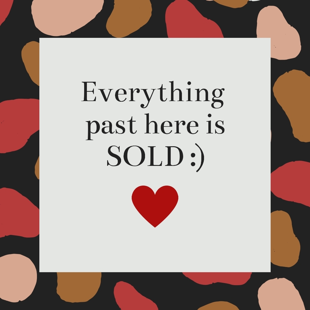 Everything past here is SOLD :)